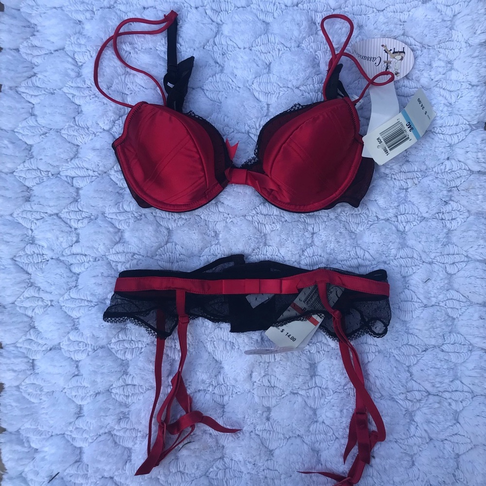 NWT - Red & Black Lingerie Set